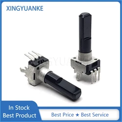 5PCS R0902N RV09 Type B1K B2K B5K B10K B20K B50K B100K B200K B500K Single Adjustable Potentiometer Vertical 3-Pin D Shaft 23MM