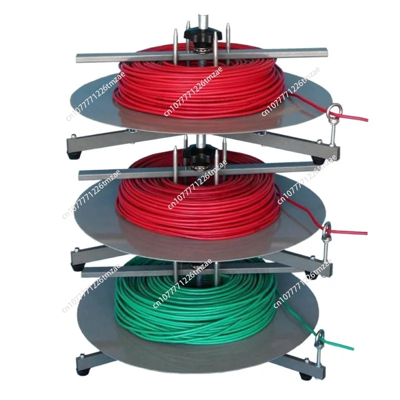 

1/2/3/4 Layers Rotary Wires Feeder Tools Rotating Disc Cable Coil Feeding Machine for Wires Stripping Cutting Machine