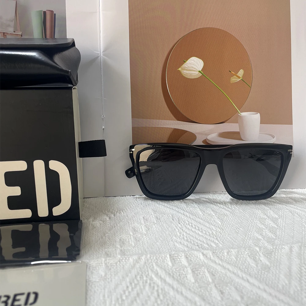 

2025 New Handmade Acetate Frame Designer Sunglasses with Case for Women and Men Outdoor Pilot Polarized UV400 Sunglasses