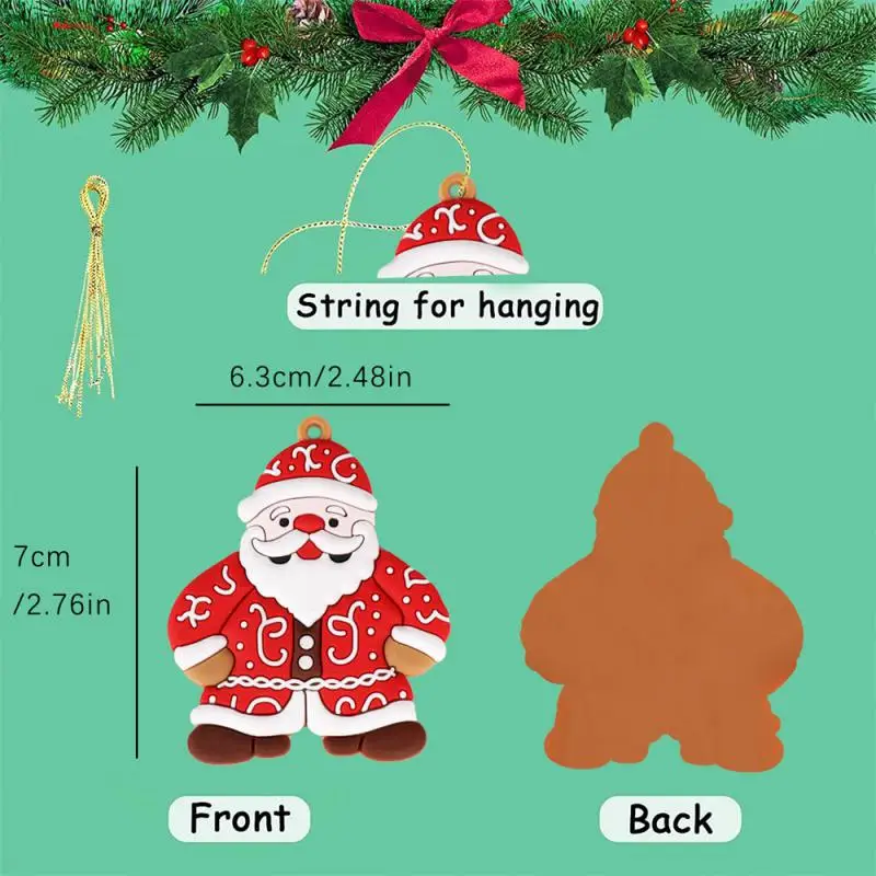 2/3SETS Colorful Ornaments Holiday Decoration Handmade Party Supplies Doll Ornaments Perfect For Christmas Parties Skin-friendly