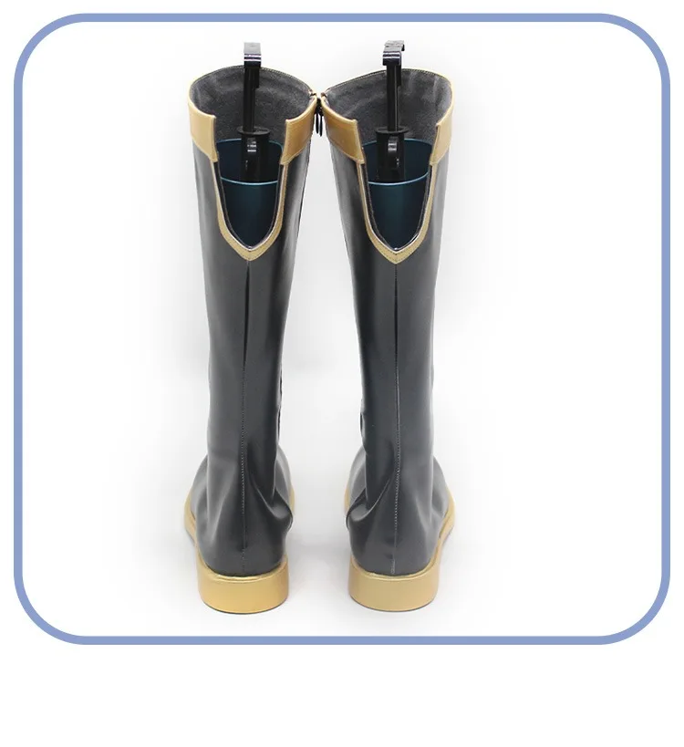 Fire Emblem Cosplay Schuhe Halloween Karneval Stiefel Cosplay Requisiten PU Leder Schuhe Nach Maß