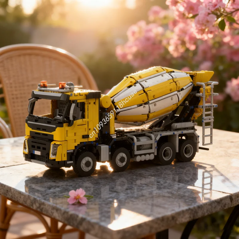 

4380pcs MOC Volvoeed FMX Cement Mixer Truck Technical Model Building Blocks Construction Toy Christmas Gifts Education Brick