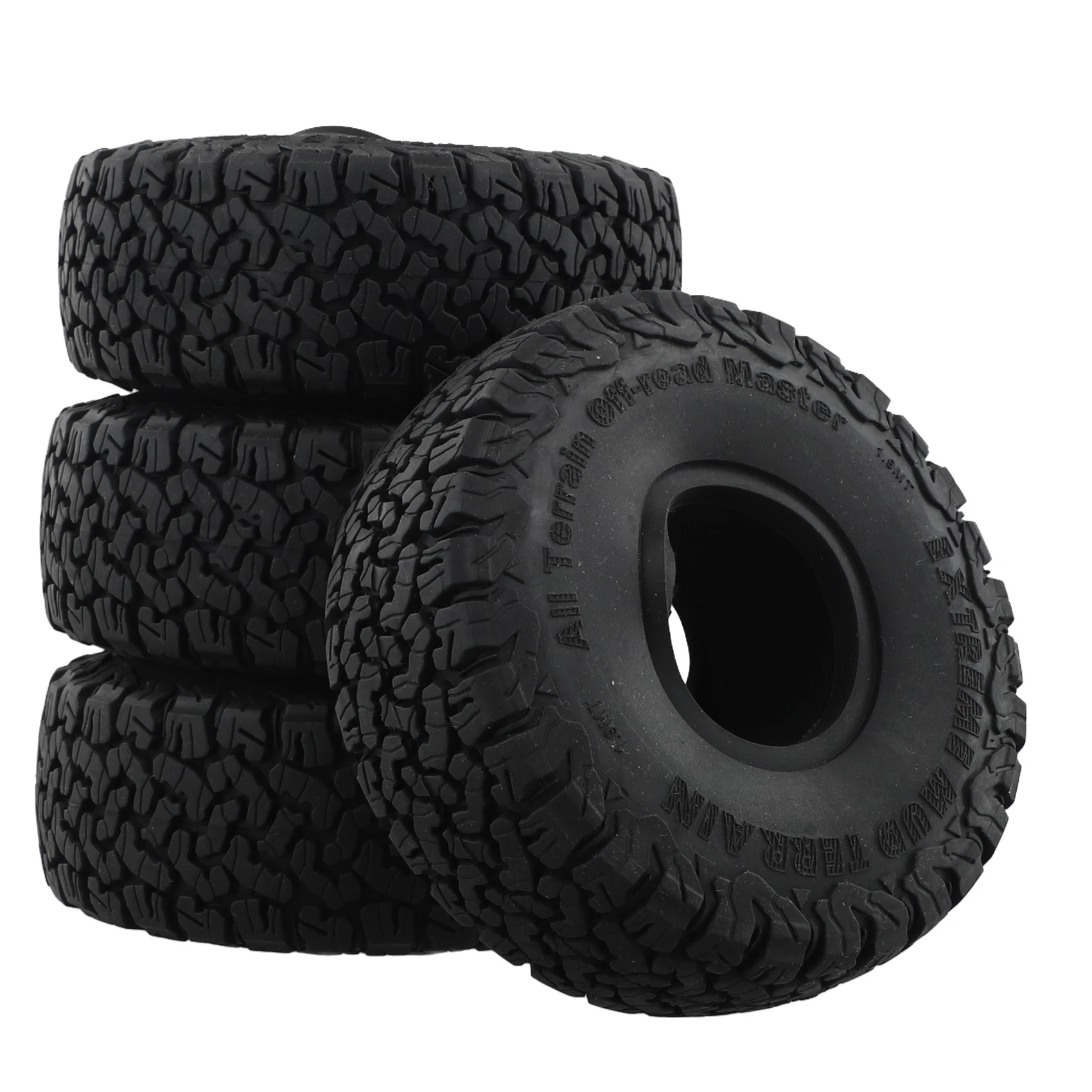 

MOMO 4 шт. 115X44 мм мягкая резиновая шина 1,9 дюйма колесо Rock Terrain шина для 1/10 RC гусеничного автомобиля TRX-4 осевой SCX10 90046