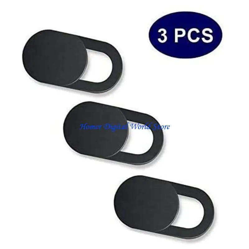 

H55F 3pcs Camera Cover Slide Webcam Extensive Compatibility Mini Thin for MacBook for iMac Computer Smartphone Laptop P