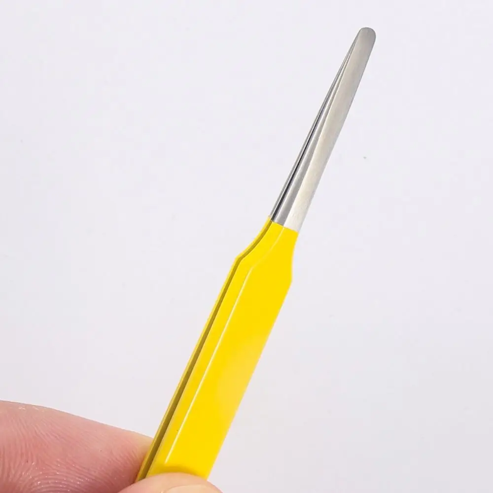 Multifunctional Round Tip Eyebrow Tweezers Stainless Steel Straight False Eyelashes Applicator BeautyPrecision Tweezers