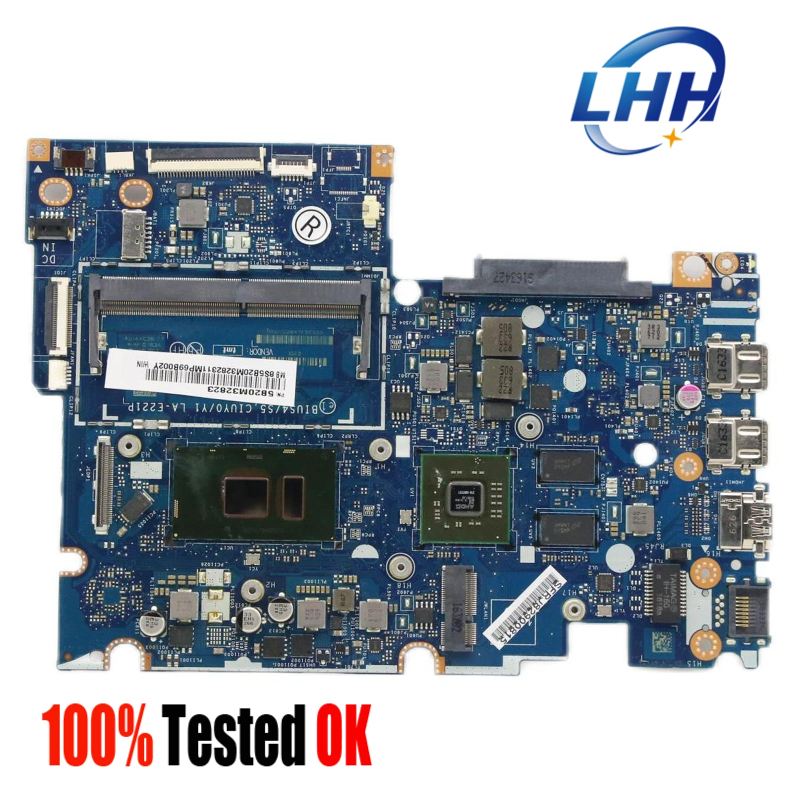 

LA-E221P Mainboard for Lenovo 510-14IKB Notebook Motherboard I5-7200U DIS 100% Work