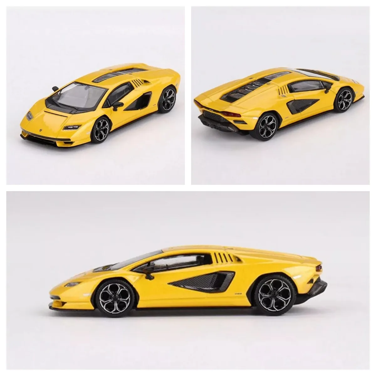 

1:64 COUNTACH LPI 800-4 NEW GIALLO ORION MINI GT 733 Diecast Model Car Collection Limited Edition Hobby Toys