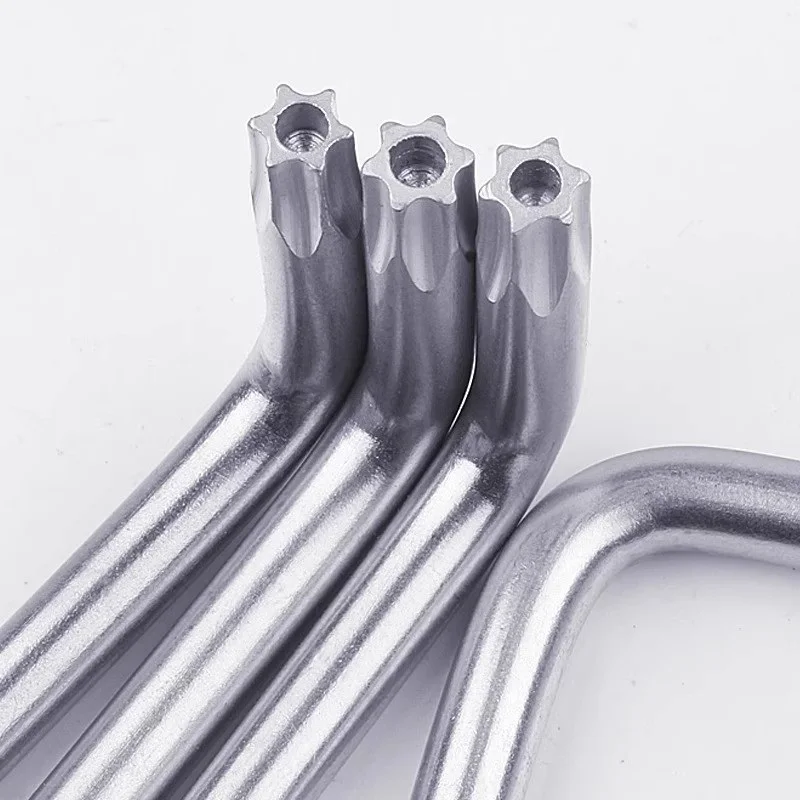 Chiave per bullone di sicurezza a prova di manomissione con testa Torx a sei lobi T10 T20 T25 T30 T40 T45 T50 Chiave terminale per scatola in lega di acciaio al carbonio