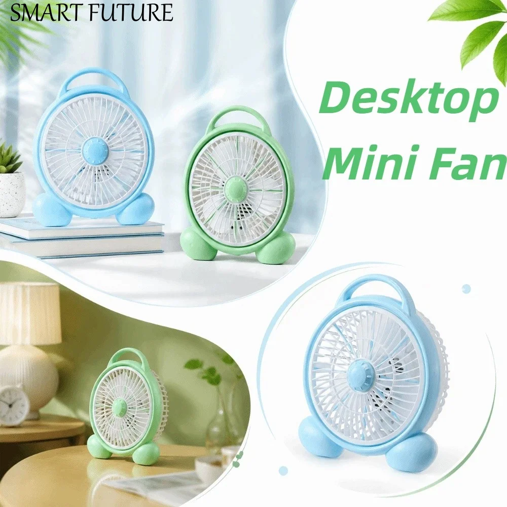 

Rechargeable Power Supply USB Rechargeable Mini Desk Fan Compact Design Lightweight Portable Small Table Fan Low Noise