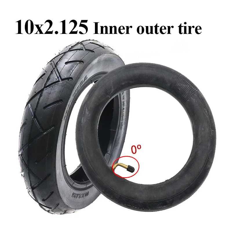 10 Inch 10x2.125 Inner Tube Outer Tyre For Electric Scooter Balancing Car Replacement Tire High Quality Rubber Tire Scooter Part