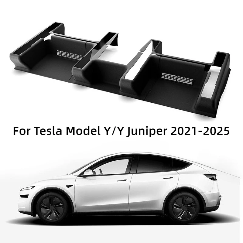 

For Tesla Model Y Juniper 2025 Seat Corner Protect Cover TPE Front Rear Seat Under Slide Rails Guard Anti-Kick Decor Protection