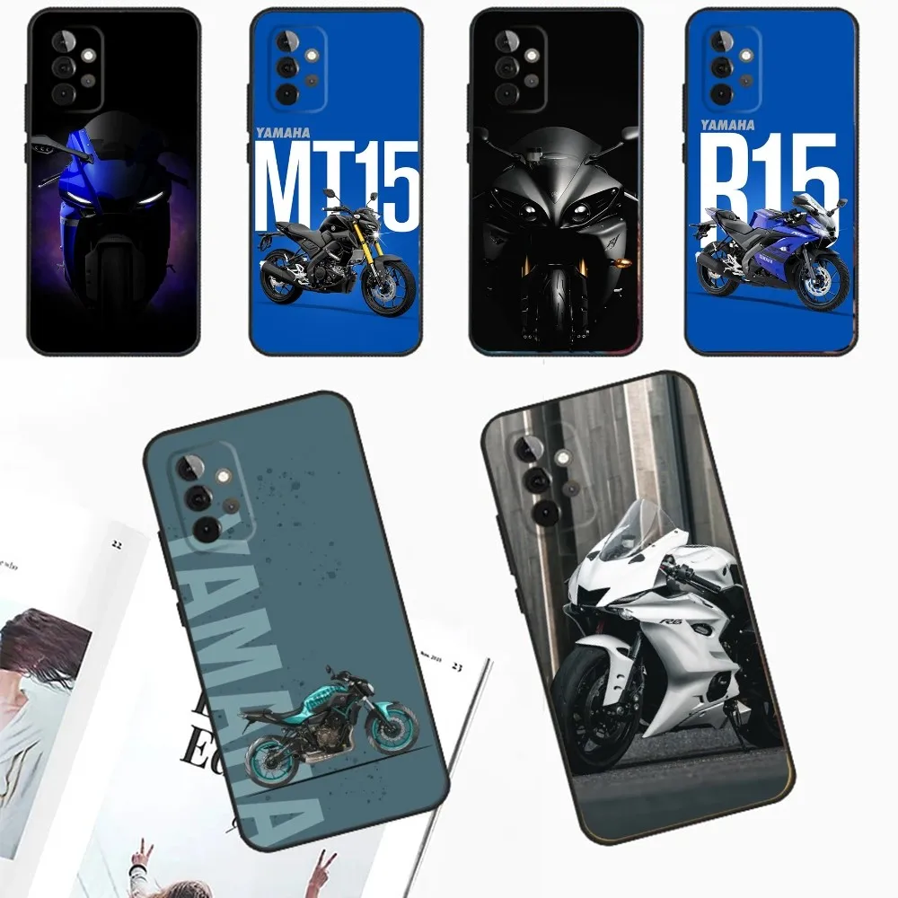 Sport Y-Yamahas-S Cool Motorrad Phone Case For Samsung Galaxy A13,A21s,A22,A31,A32,A52,A53,A71,A80,A91 Soft Black Phone Cover