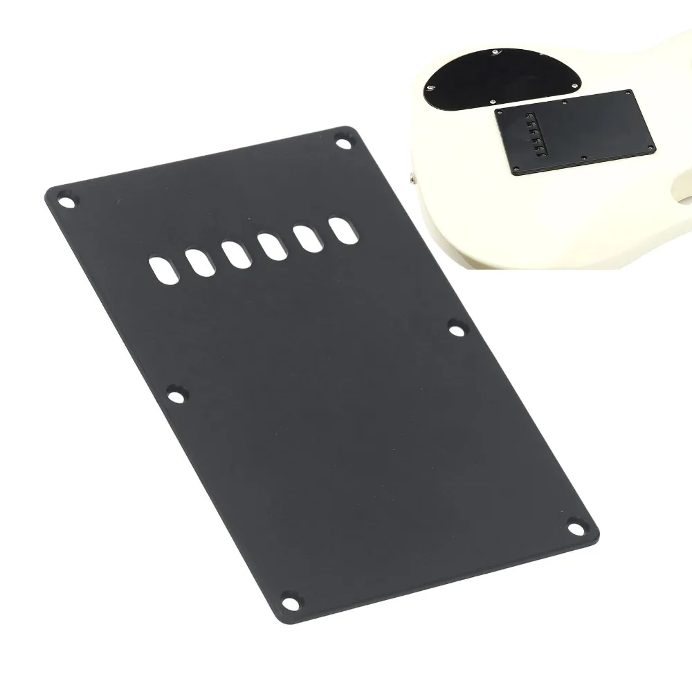 Durable Plastic Material Tremolo Cover Plate Black Color Guitar Accessories Kit Guitar Back Plate For Electric Guitar