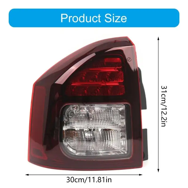 Rear Bumper Reflectors Light 5272909AB, 5272908AA For Select Model Tail Bumper Fog Lights Warning Lamps