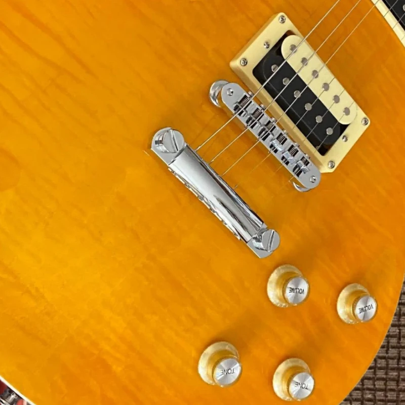 Yellow Tiger 335 22 Frets 6 Strings Great Value Free Shipping Quality Assurance Electric Guitar Best Sellers Rock