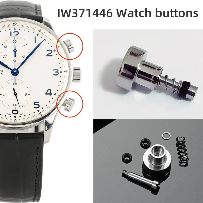 IW371446 watch buttons for IWC Portugal Chronograph Series Case press key IW371446 Series Movement push-button watch Accessories