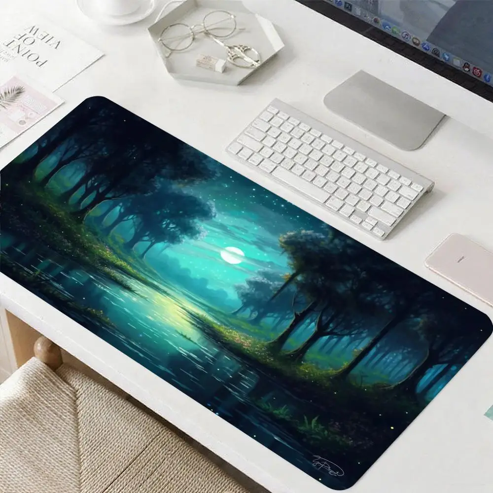 

Stain Resistant Mouse Pad Multi-Size non-slip Gaming mouse pad Gamer E-Sports Mouse Mat Game Mechanical Keyboard XXL Desk Mat