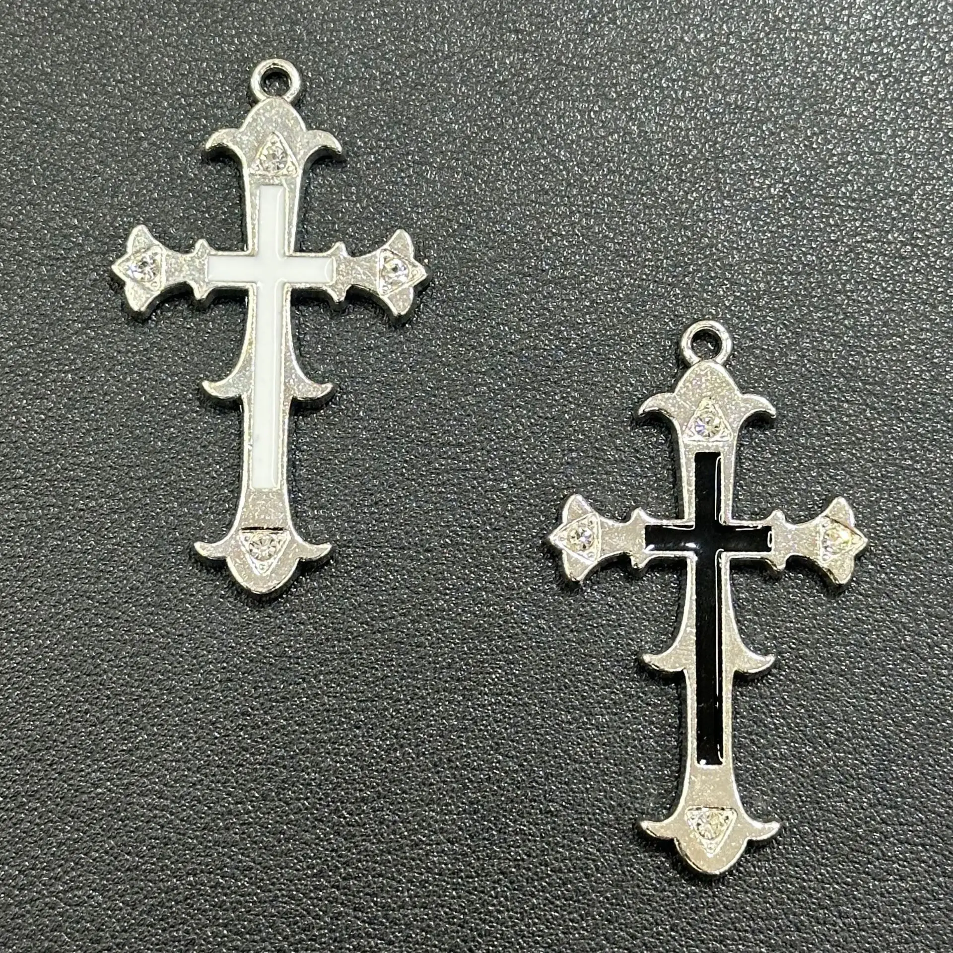 

Cross Charms Amulet Pendant Stainless Steel DIY Accessories for Jewelry Making Necklace Earrings Keychain