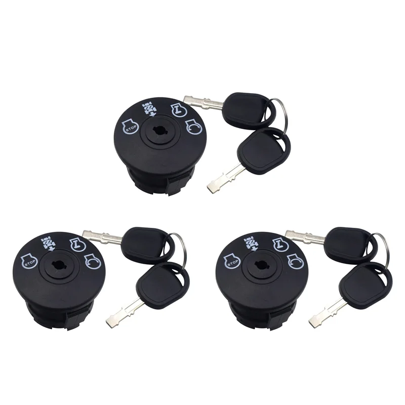 

3X Ignition Switch 4 Position With Key For Riding Lawn Mower Tractor 193350 532193350