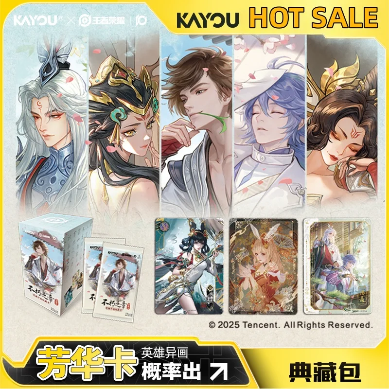 

Подлинная в наличии Kayou King Of Glory Hero Series Wanxiang Collection Card Collection Pack Vol.1 Card Pack Подарок-сюрприз на день рождения