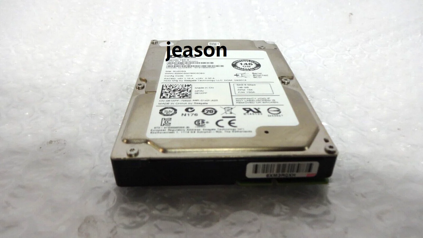 NEW For Dell Savvio 146GB HDD RPM 15K SAS 6Gb/s 2.5