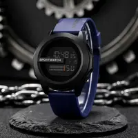 Montre électronique multifonctionnelle pour homme, grand cadran, montre électronique lumineuse 4