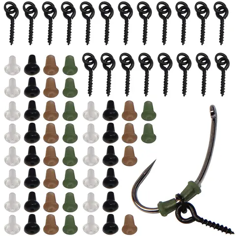 Carp Rig Ring Stops 40 pcs shaddock fishing
