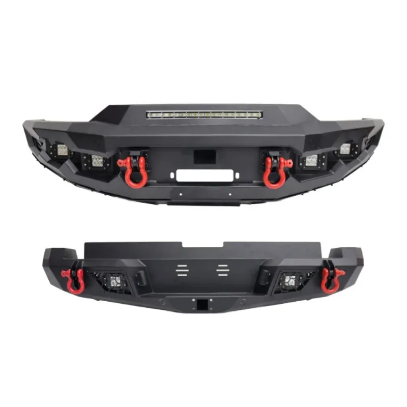 Front Rear Bumper For Shark 6 Accessories Manganese Steel Truck Bumper Full Width Front Rear Combo Exterior Kit