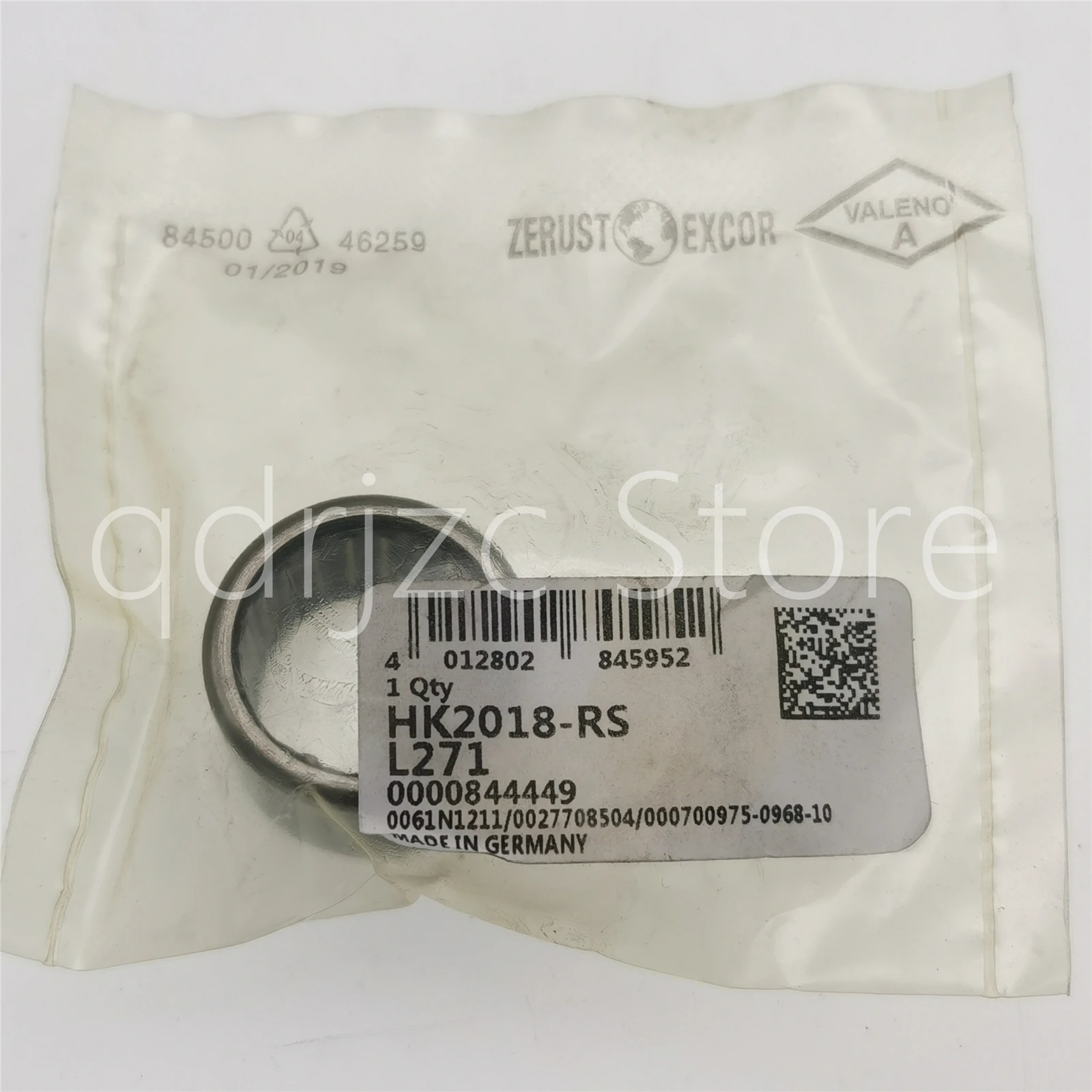 single-side sealed needle roller bearing HK2018-RS-L271 = TLA2018U HK202618RS 20mm X 26mm X 18mm