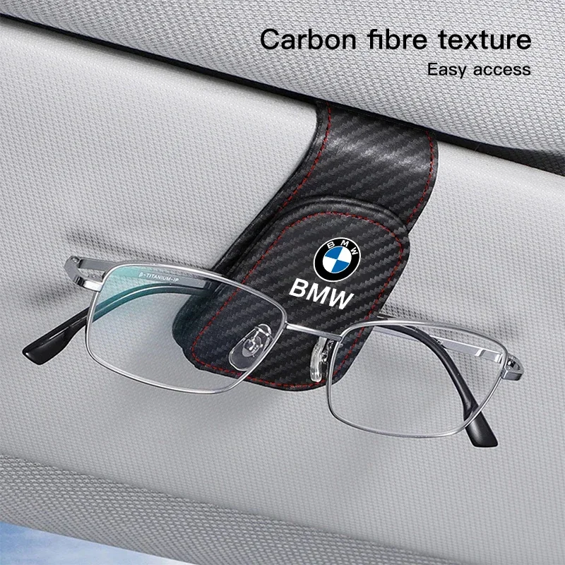 Car sunshade glasses Clip Magnetic storage Brace For BMW M Performance E36 E46 E60 E90 E91 E92 E93 F30 F20 M3 X5 X3 G20 G30 m3