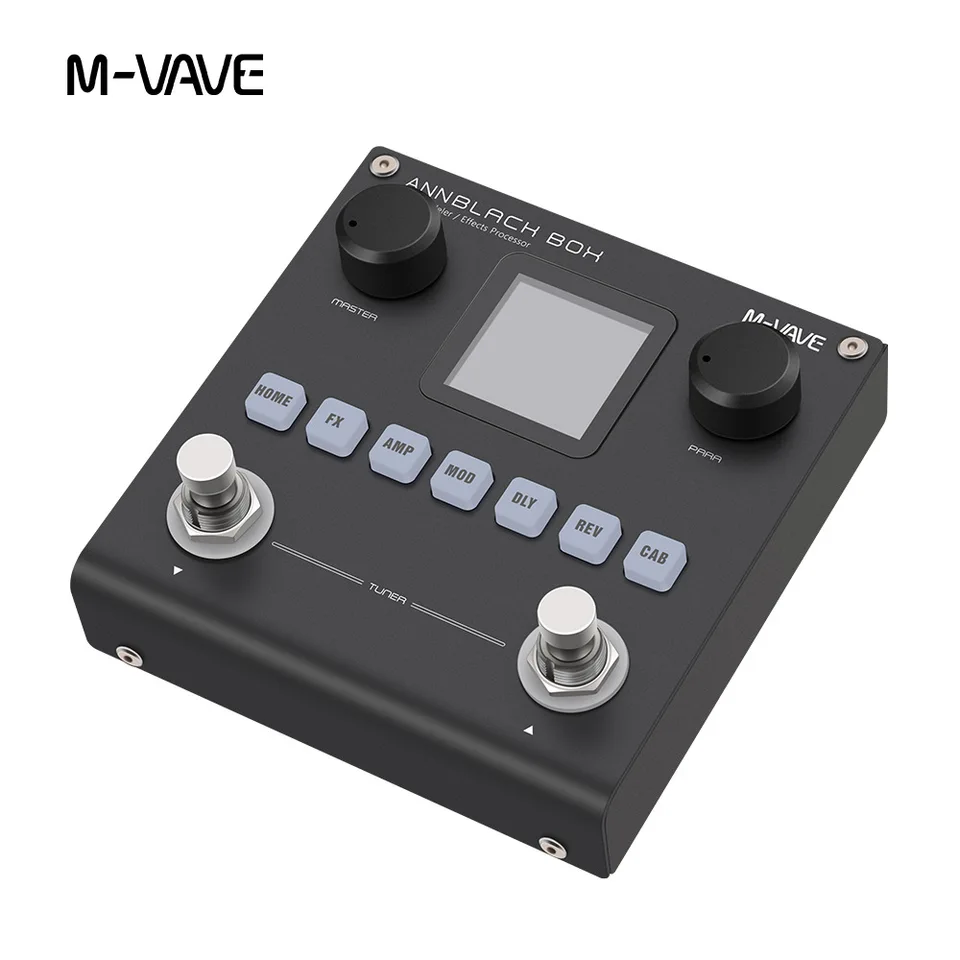 【新品】M-VAVE BLACKBOX M-vave-blackboxギターエフェクトペダル、多機能ギターとベースの両方