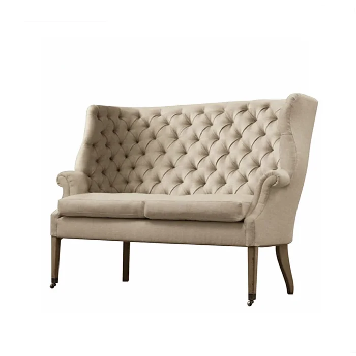 

Wholesale Leisure Accent Chair Coffee Room Two Seats Leisure Sofa Chairs