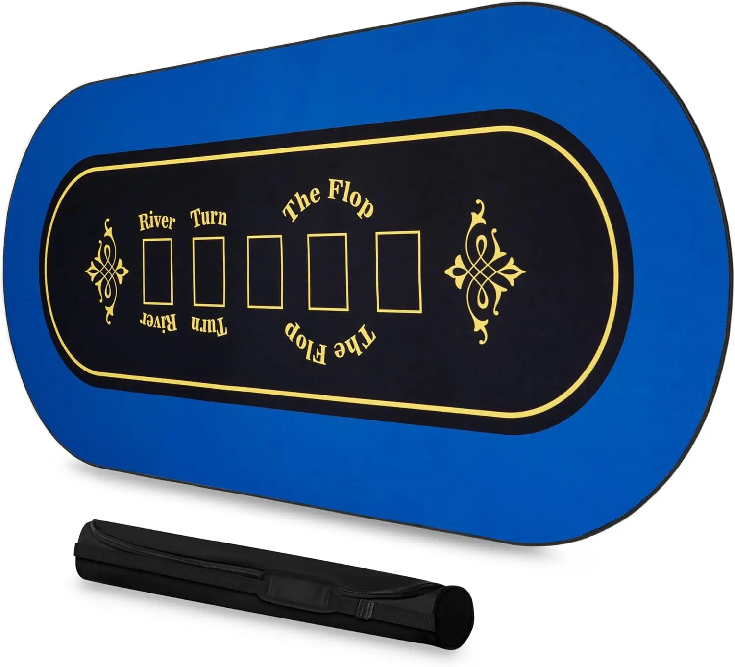 

Poker Mat for Table 73x31.5 Inch, Fits 10 Players, Casino Game Table Top