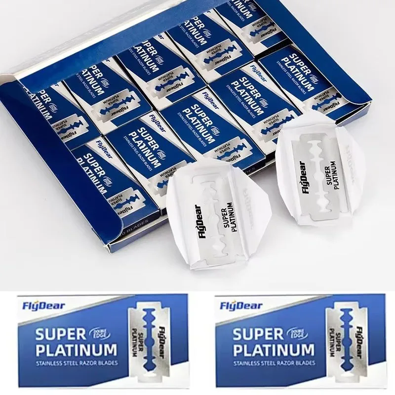 10/50/90blades Double Edge Razor Blades Men's Safety Razor For Shaving Men Blade Professional Barber Razor Beard Trimmer Tool