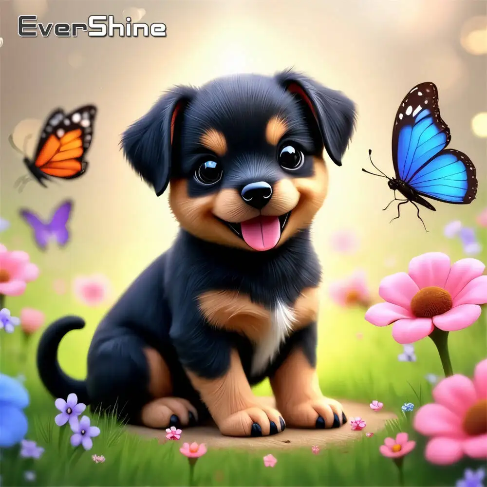 

Evershine алмазная живопись цветок ромашки красочные акриловые принадлежности для рукоделия Алмазная мозаика DIY вышивка подарок ребенку