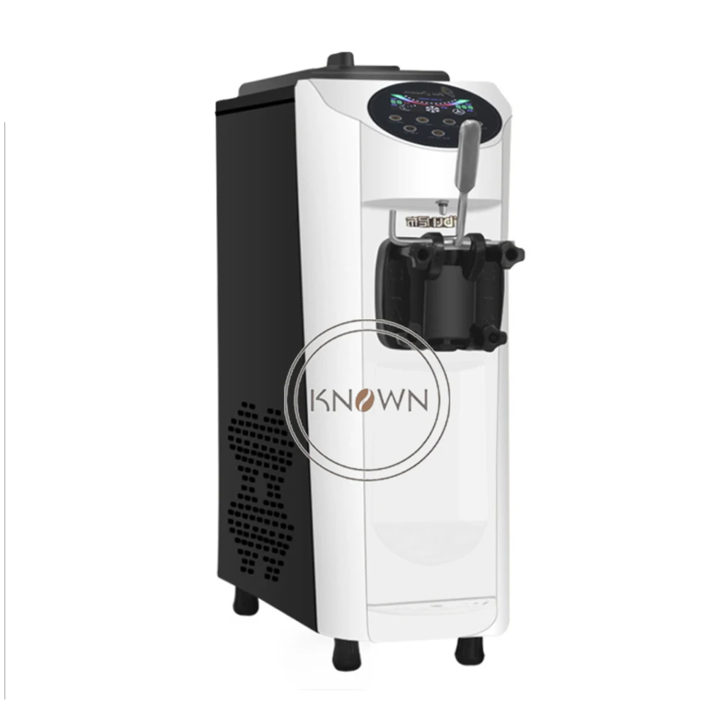 

Commercial Soft Ice Cream Making Machine Small Automatic Milk Stainless Steel Mini Ice Cream Cone Maker