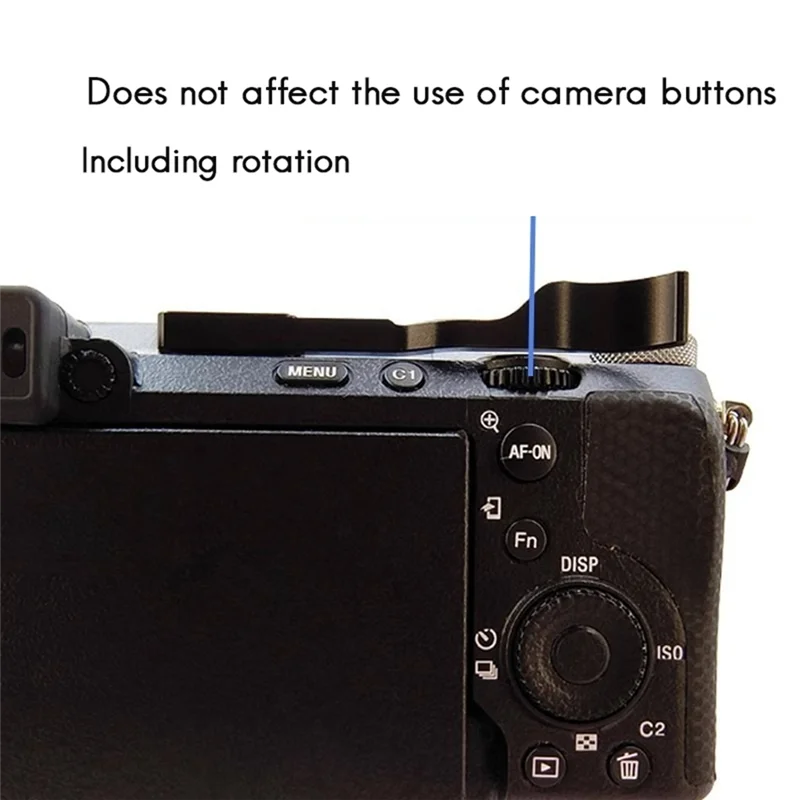 Impugnatura per pollice verso l'alto con slitta calda in lega di alluminio AS95 per impugnatura per slitta calda per fotocamera A7C2