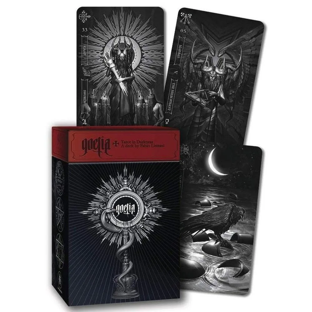 10.3*6cm Tarot Goetia Tarot In Darkness Tarot Card Game Party Table Board Game for Adult Tarot Deck Card Deck