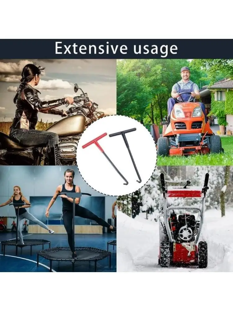 

02DE T Handle Exhaust Spring Puller Tool for Vehicle Motorbike Brake Maintenance 2pcs