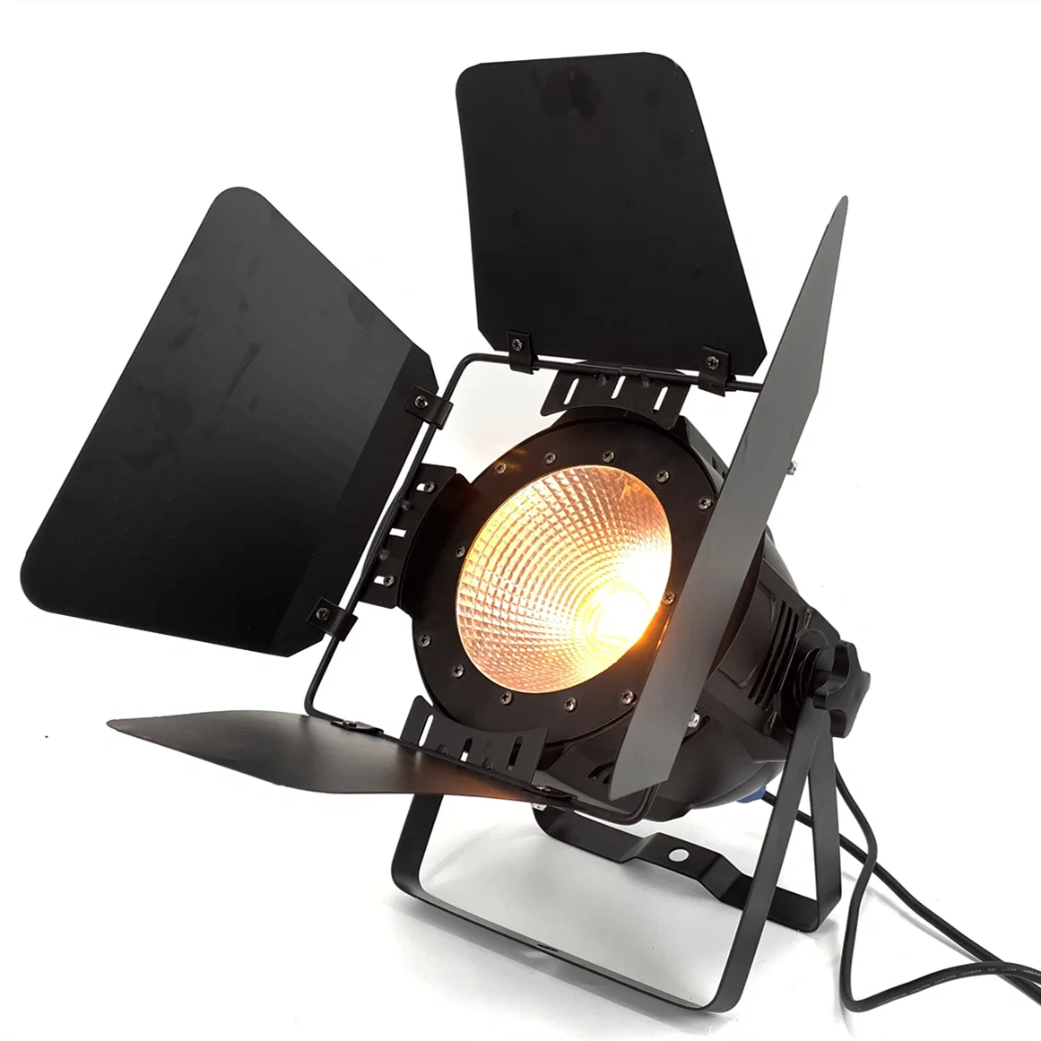 

200W COB LED par light With Barn Doors RGBWA UV 6in1/RGBW 4in1 Warm White Par64 led wash dj light Stage Lights Dmx512 controll