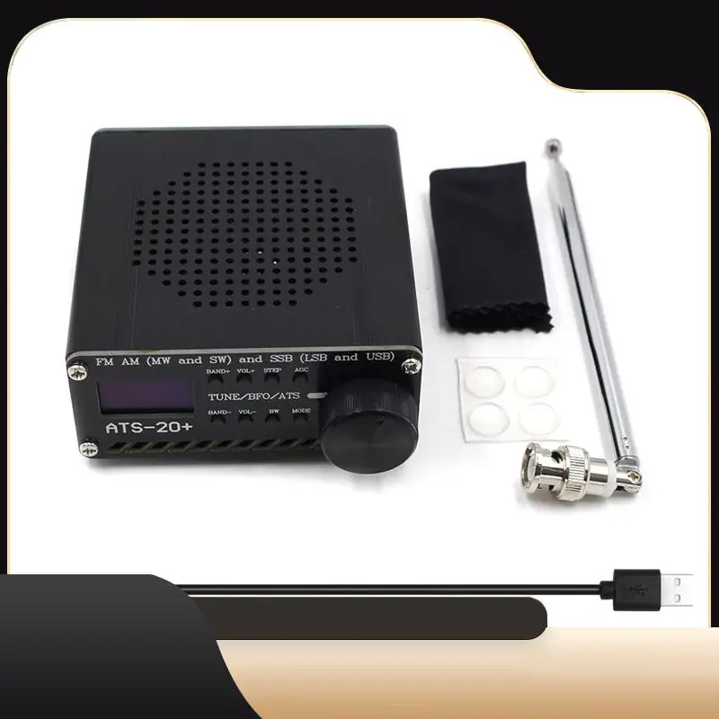 

ATS-20+ Plus SI4732 Вседиапазонный радиоприемник DSP SDR Приемник FM AM (MW и SW)SSB (LSB и USB)-T44C