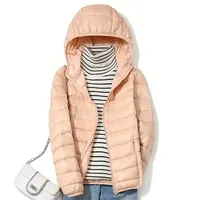 13 Color 2023 New Arrivals Women Fashion Short Ultralight Thin Packable Puffer Jackets Female Sweet Style Korean Down Coats 5