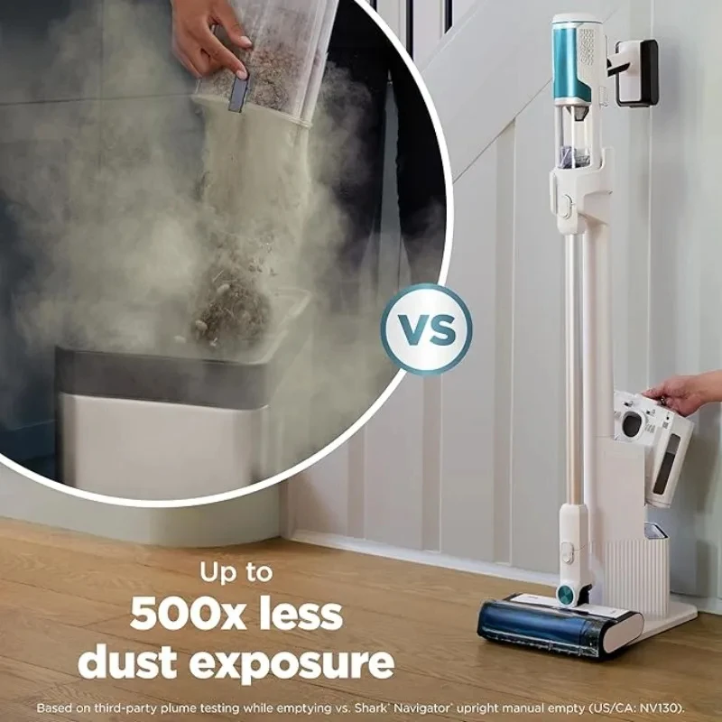 Shark Clean, легкий беспроводной очиститель с HEPA-фильтром, Мощное всасывание, портативный, перезаряжаемый, автоматическая пустая система