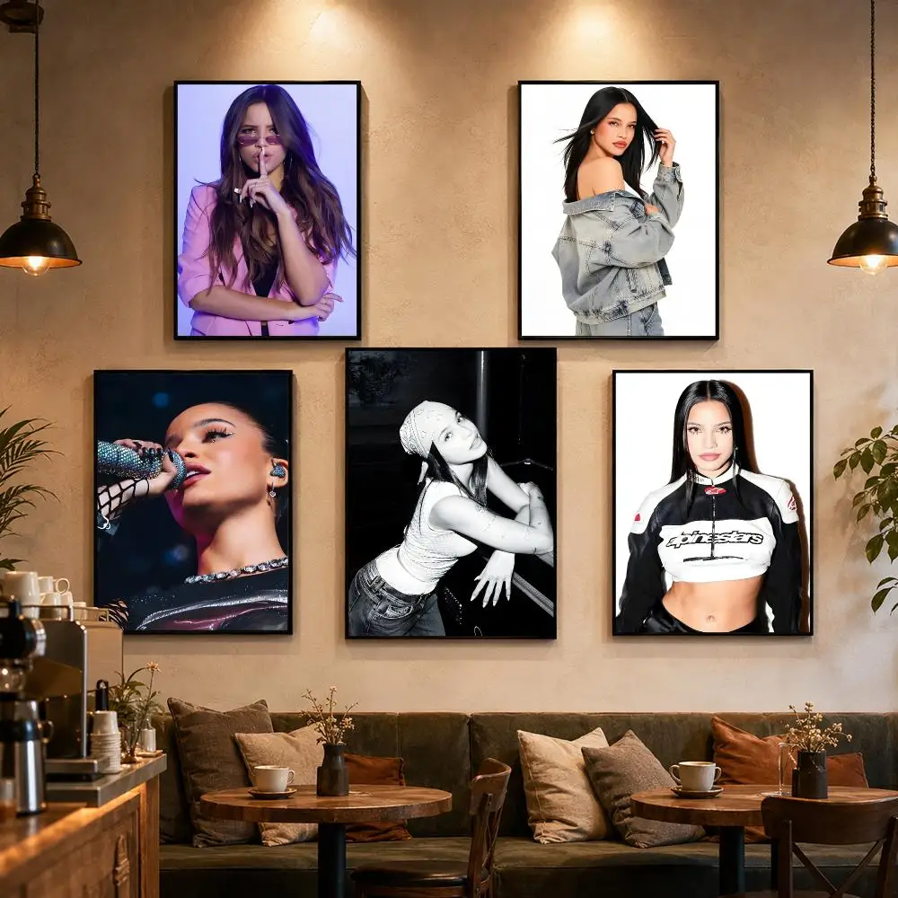 Pop Singer E-Emilia Mernes Poster Self-adhesive Art Waterproof Paper Sticker Coffee House Bar Dorm Room Wall Decor