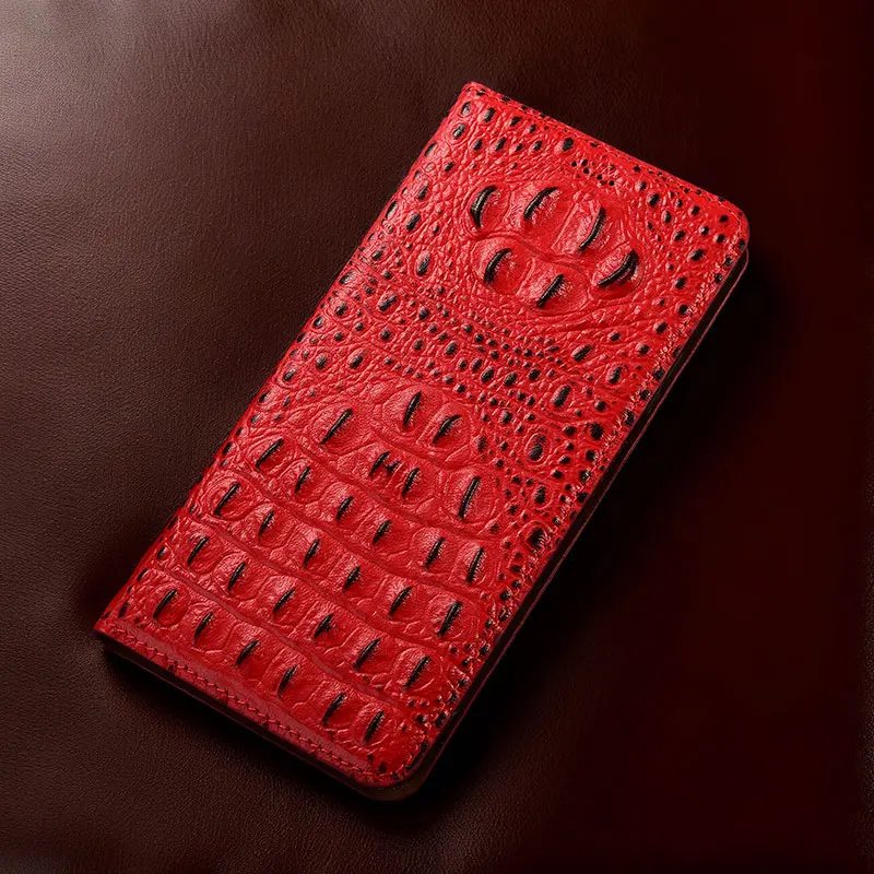 Luxury leather flip phone case for Asus Rog Phone 9 Pro 9FE 8 8 Pro 7 6D Ultimate 5S Pro 4 3 Crocodile Claw Pattern - view 2