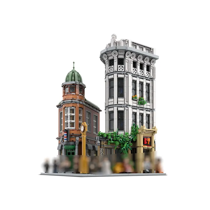 MOC-185070 Street View Series Flatiron Building Blocks DIY Model Assemble Bricks Puzzle Toys Children Christma Gift 4049PCS