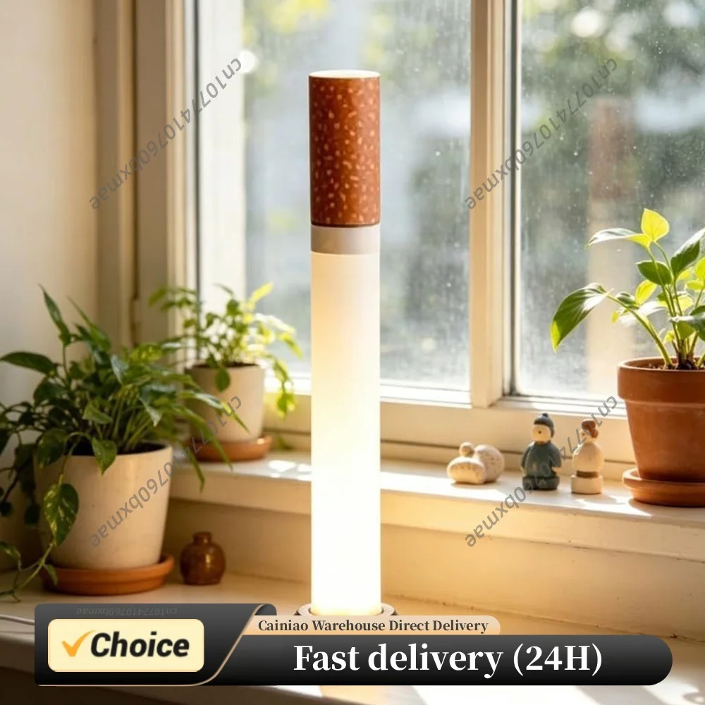 Oversized Cigarette Lamp Multi-Purpose Cigarette Shaped Decorative Lights Warm Light Cigarettes Ornament for Home Bedroom