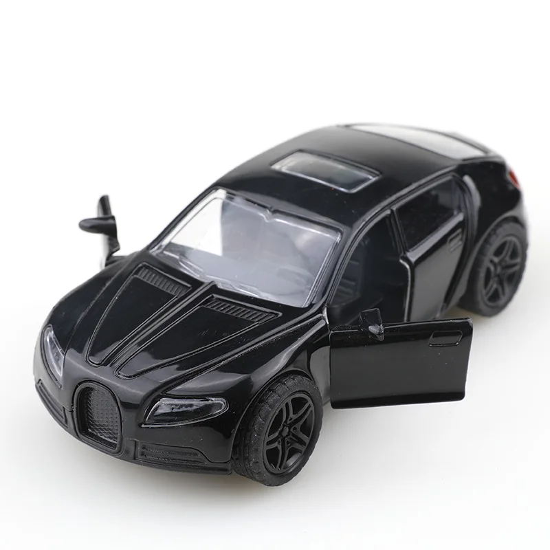 (포장됨) 1:36 합금 자동차 모형 레이싱 부가티 시론 풀백 스포츠카 장식품 소년용 장난감