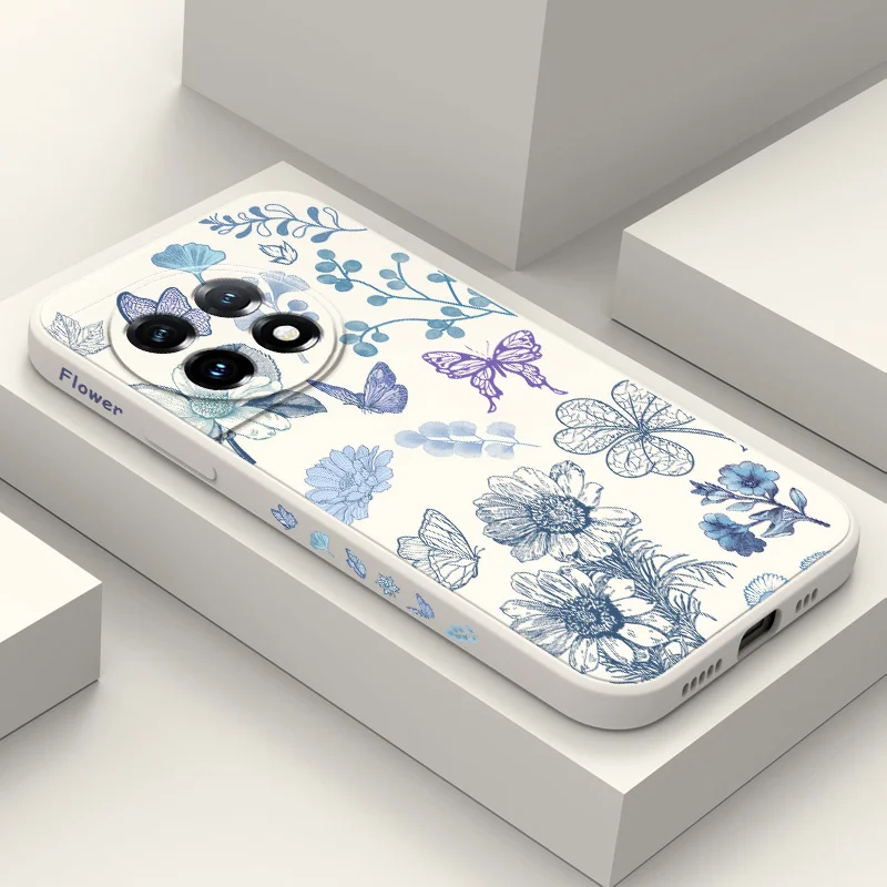 

Butterfly Dance Phone Case For Oneplus 13 13R 12 12R 11 11R 10 10R 10T 9R 9RT 9 8T 8 7 7T Pro 5G Liquid Silicone Cover