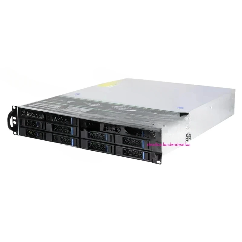 2U 560MM 8bays 8 HDD Hotswap Server Case Rackmount ATX Chassis Support 12*10.5nch Motherboard with 6GB 12GB SATA SAS NVME BP